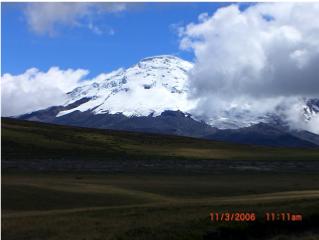 Antisana Volcano outside of Quito, Ecuador